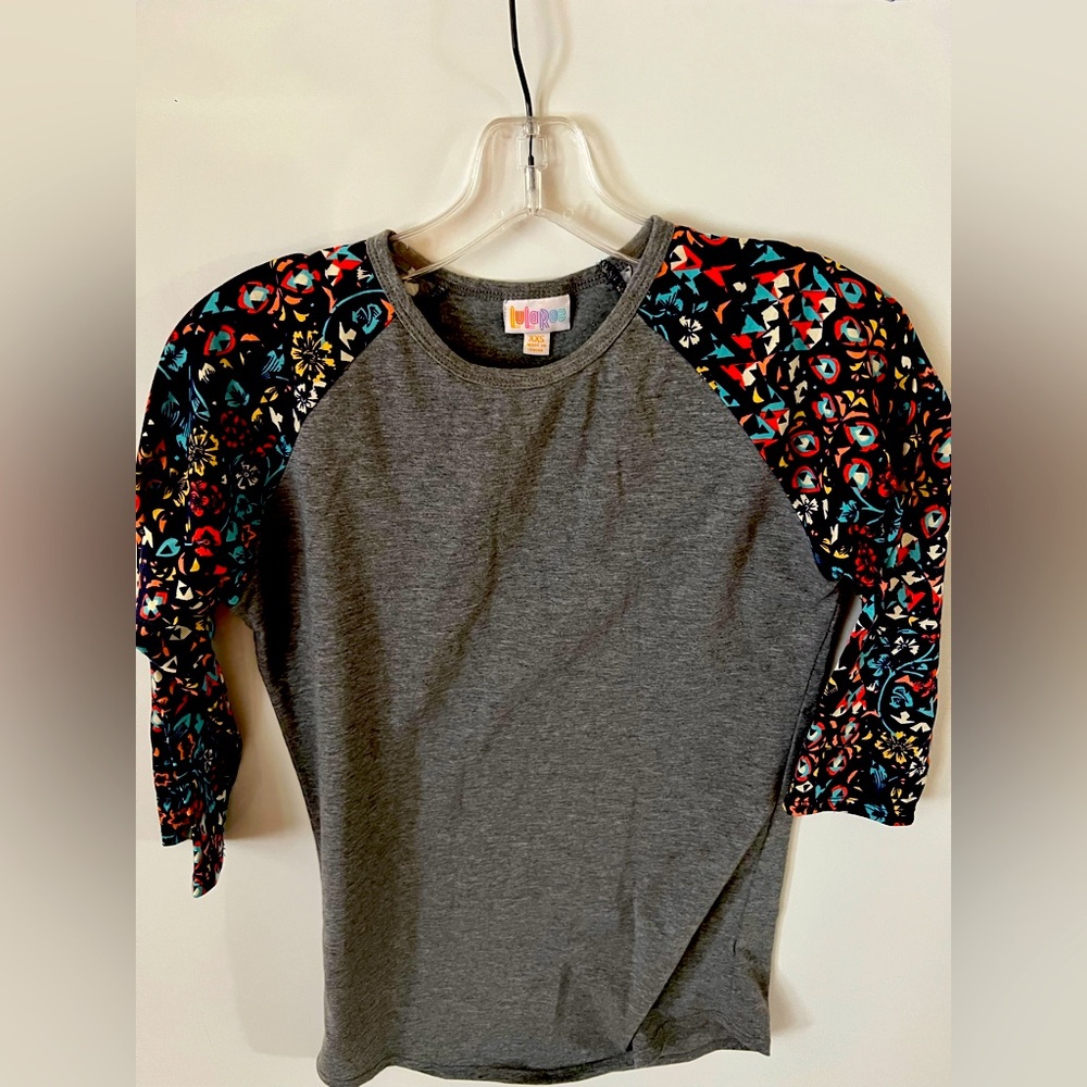 Lularoe 3/4 sleeve baseball style t-shirt